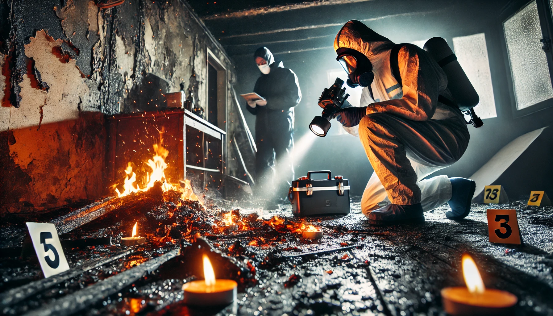 The Role of Glowing Combustion in Crime Scene Investigation