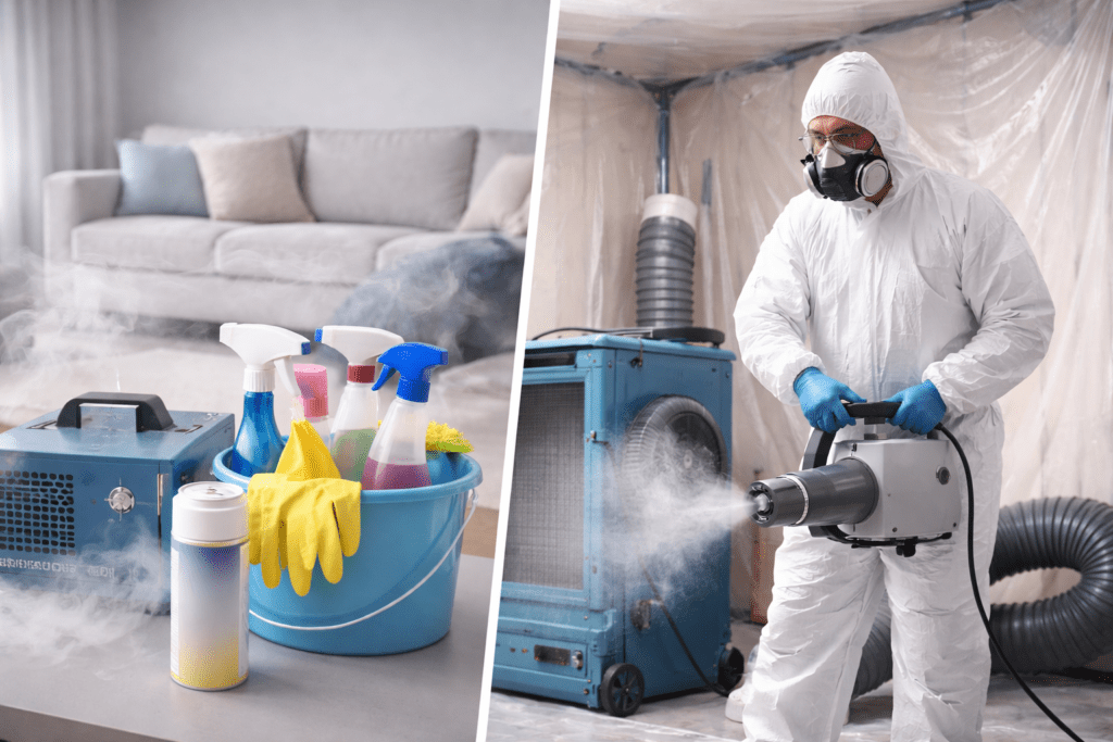 Professional 2026 remediation succeeds by combining source removal, material evaluation, controlled air chemistry, airflow management, and post-remediation verification rather than masking smells with consumer products.