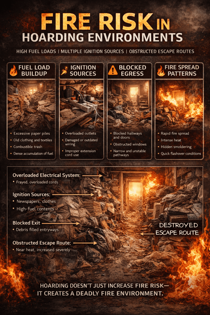 fire risks in hoarding environment